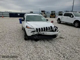 2015 Jeep Cherokee Sport with VIN 1C4PJLAB1FW611867, listed as a Copart auction lot 45291945 with 95,092 mi miles and Salvage Title. Bid and sale history available at carsss.com. Image 12.