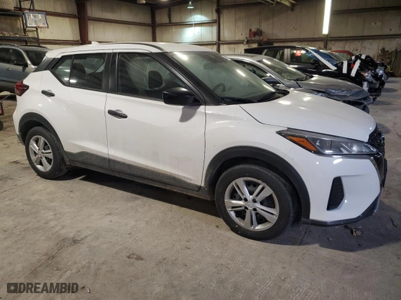 2023 Nissan Kicks S with VIN 3N1CP5BV1PL558714, listed as a Copart auction lot 45957415 with 27,329 mi miles and Clean Title. Bid and sale history available at carsss.com. Image 4.