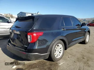 2020 Ford Explorer with VIN 1FMSK7BHXLGA45453, listed as a Copart auction lot 88759705 with 142,141 mi miles and Salvage Title. Bid and sale history available at carsss.com. Image 3.