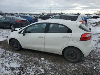 2014 Kia Rio LX with VIN KNADM5A35E6921756, listed as a Copart auction lot 84653184 with 181,703 mi miles and Salvage Title. Bid and sale history available at carsss.com. Image 2.