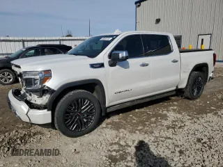 2020 GMC Sierra 1500 Denali with VIN 1GTU9FET3LZ184959, listed as a Copart auction lot 48869185 with 112,216 mi miles and Salvage Title. Bid and sale history available at DreamBid. Image 1.