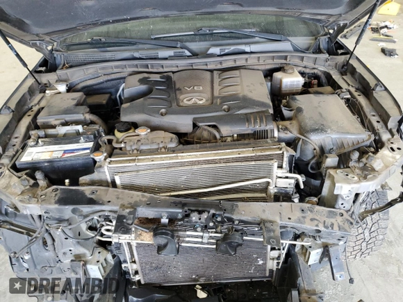 2015 Infiniti QX80 with VIN JN8AZ2NE1F9082792, listed as a Copart auction lot 48997125 with 128,947 mi miles and Salvage Title. Bid and sale history available at carsss.com. Image 13.