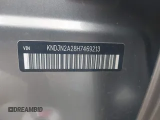 2017 Kia Soul with VIN KNDJN2A28H7469213, listed as a IAAI auction lot 42126026 with 83,207 mi miles. Bid and sale history available at carsss.com. Image 9.
