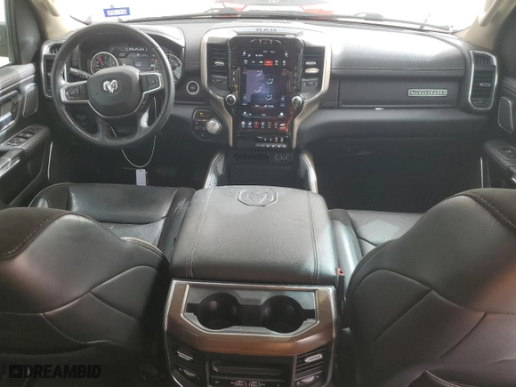 2021 Ram 1500 Laramie with VIN 1C6SRFJT5MN809584, listed as a Copart auction lot 49048035 with 69,411 mi miles and Salvage Title. Bid and sale history available at carsss.com. Image 8.