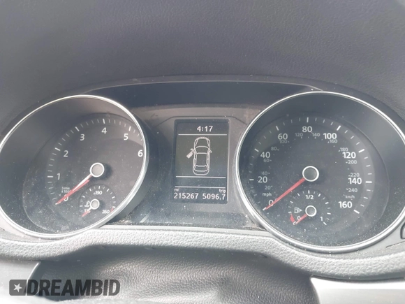 2016 Volkswagen Passat S with VIN 1VWAT7A37GC042880, listed as a IAAI auction lot 42092850 with 215,267 mi miles and . Bid and sale history available at DreamBid. Image 7.