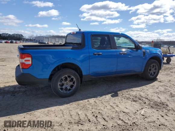 2022 Ford Maverick XL with VIN 3FTTW8E95NRA92506, listed as a Copart auction lot 47818175 with 13,123 mi miles and Salvage Title. Bid and sale history available at DreamBid. Image 3.