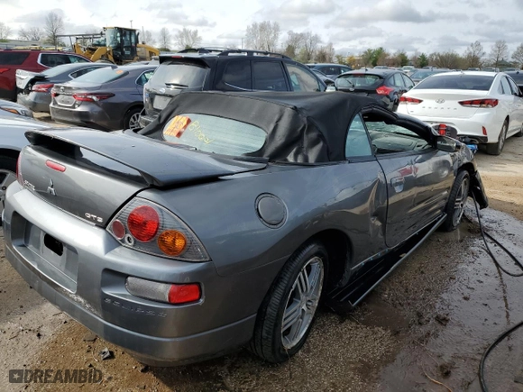 2003 Mitsubishi Eclipse GTS with VIN 4A3AE75H23E004438, listed as a Copart auction lot 46608064 with 0 mi miles and Non Repairable. Bid and sale history available at carsss.com. Image 3.