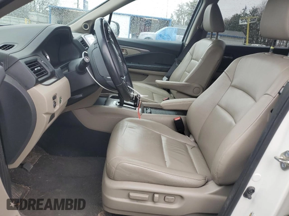 2016 Honda Pilot EX-L with VIN 5FNYF6H59GB054462, listed as a Copart auction lot 44717105 with 95,716 mi miles and Salvage Title. Bid and sale history available at carsss.com. Image 7.