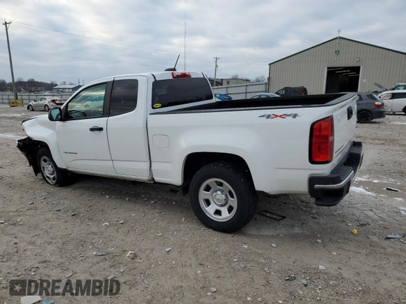 2021 Chevrolet Colorado 4WD Work Truck with VIN 1GCHTBEA7M1206343, listed as a Copart auction lot 82903544 with 17,331 mi miles and Salvage Title. Bid and sale history available at carsss.com. Image 2.