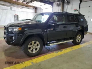 2019 Toyota 4Runner SR5 with VIN JTEBU5JR8K5632799, listed as a Copart auction lot 63298095 with 93,766 mi miles and Salvage title. Bid and sale history available at DreamBid. Image 1.