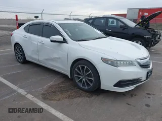 2015 Acura TLX Technology z VIN 19UUB2F5XFA008346, wystawiony jako IAAI lot #41833708 z przebiegiem 126 586 mil mil oraz . Historia ofert i sprzedaży dostępna na DreamBid. Obrazek 1.