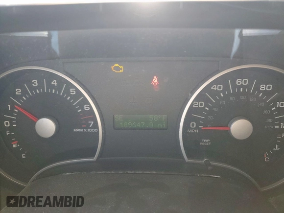 2006 Ford Explorer XLT with VIN 1FMEU73E36UA80451, listed as a Copart auction lot 52028635 with 189,647 mi miles and Salvage Title. Bid and sale history available at carsss.com. Image 9.