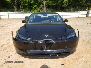 2025 Tesla Model 3 Long Range with VIN 5YJ3E1EA4SF965566, listed as a Copart auction lot 56820165 with 1,041 mi miles and Salvage title. Bid and sale history available at DreamBid. Image 5.
