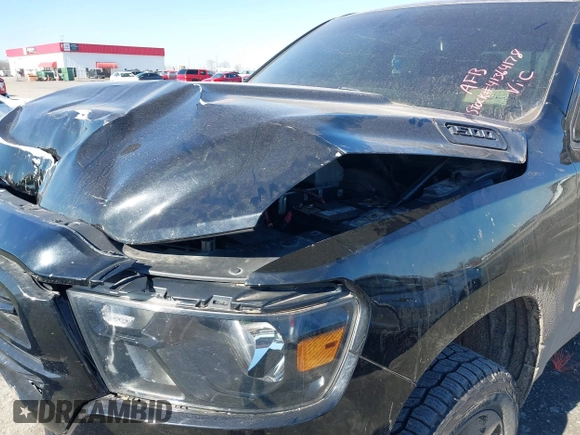 2019 Ram 1500 Big Horn/Lone Star with VIN 1C6RRFFG0KN785072, listed as a IAAI auction lot 41364178 with 126,476 mi miles. Bid and sale history available at carsss.com. Image 18.