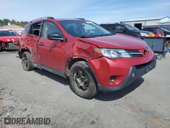 2015 Toyota RAV4 LE with VIN JTMBFREV9FD095949, listed as a Copart auction lot 56495555 with 167,519 mi miles and Salvage title. Bid and sale history available at DreamBid. Image 4.