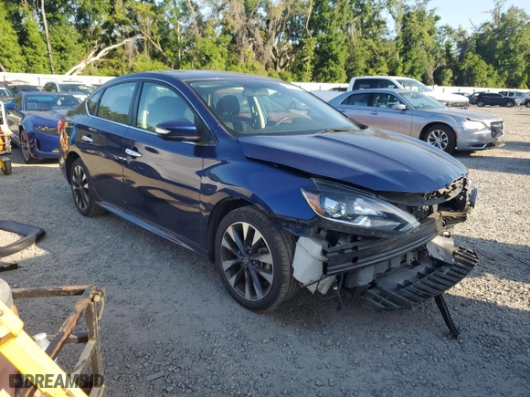 2016 Nissan Sentra SR with VIN 3N1AB7AP7GY225473, listed as a Copart auction lot 52875035 with 95,626 mi miles and Salvage Title. Bid and sale history available at carsss.com. Image 4.