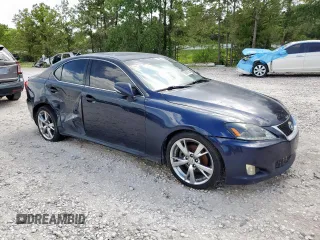 2009 Lexus IS 250 with VIN JTHBK262395095515, listed as a Copart auction lot 59943765 with 170,234 mi miles and Salvage title. Bid and sale history available at DreamBid. Image 4.