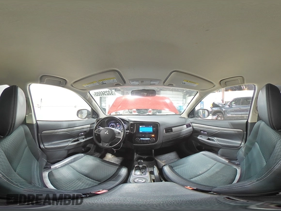 2015 Mitsubishi Outlander SE with VIN JA4AZ3A34FZ001820, listed as a Copart auction lot 53256555 with 131,124 mi miles and Salvage title. Bid and sale history available at DreamBid. Image 13.