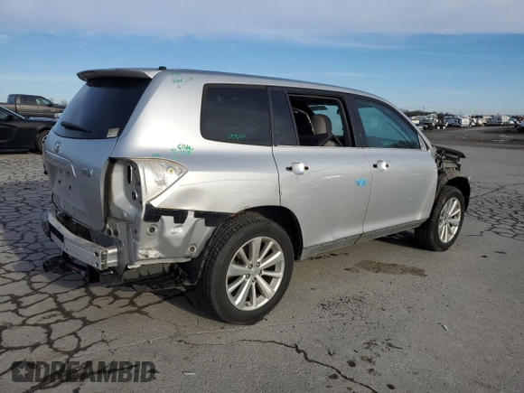 2009 Toyota Highlander Hybrid with VIN JTEEW41A692028515, listed as a Copart auction lot 49816825 with 93,475 mi miles and Salvage Title. Bid and sale history available at carsss.com. Image 3.