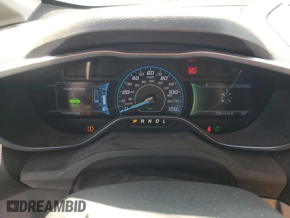 2015 Ford C-Max SE with VIN 1FADP5AU1FL100276, listed as a Copart auction lot 54049645 with 113,369 mi miles and Salvage Title. Bid and sale history available at carsss.com. Image 9.