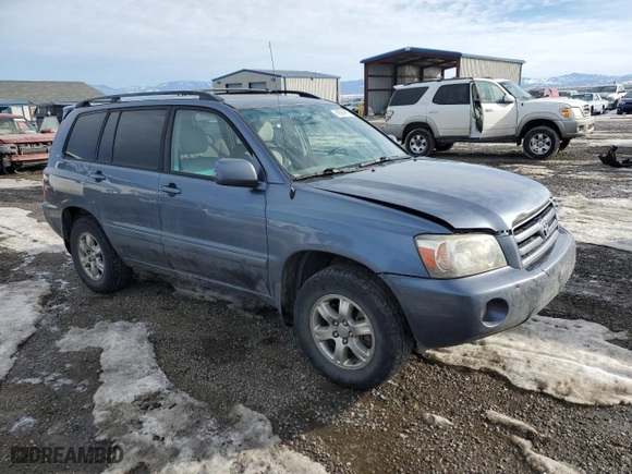 2007 Toyota Highlander with VIN JTEHP21A770192475, listed as a Copart auction lot 46594985 with 208,407 mi miles and Clean Title. Bid and sale history available at carsss.com. Image 4.