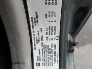2004 GMC Canyon SL Z85 with VIN 1GTCS148448168499, listed as a Copart auction lot 84089344 with 146,745 mi miles and Salvage Title. Bid and sale history available at carsss.com. Image 14.