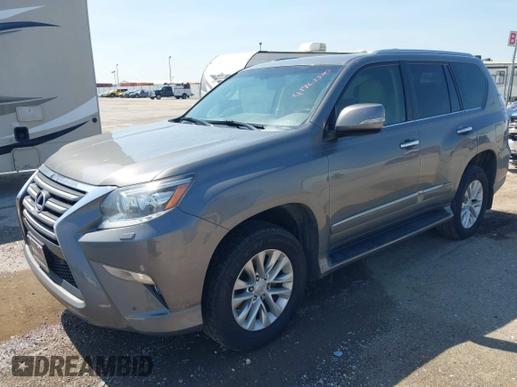 2014 Lexus GX 460 with VIN JTJBM7FX4E5070408, listed as a IAAI auction lot 41962300 with 161,080 mi miles and . Bid and sale history available at DreamBid. Image 17.