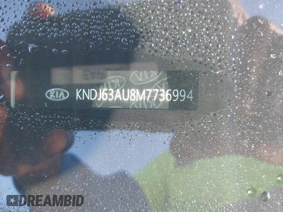 2021 Kia Soul GT-Line with VIN KNDJ63AU8M7736994, listed as a IAAI auction lot 41150104 with 19,025 mi miles and . Bid and sale history available at DreamBid. Image 9.