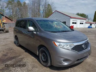 2012 Nissan Quest SL with VIN JN8AE2KP1C9032424, listed as a IAAI auction lot 42038372 with 205,530 mi miles. Bid and sale history available at carsss.com. Image 1.