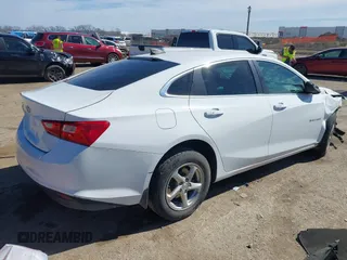 2017 Chevrolet Malibu LS with VIN 1G1ZB5ST2HF279619, listed as a IAAI auction lot 41684928 with 141,495 mi miles and . Bid and sale history available at DreamBid. Image 4.