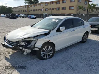 2015 Honda Accord LX with VIN 1HGCR2F38FA225612, listed as a Copart auction lot 53711815 with 129,228 mi miles and Salvage Title. Bid and sale history available at DreamBid. Image 1.