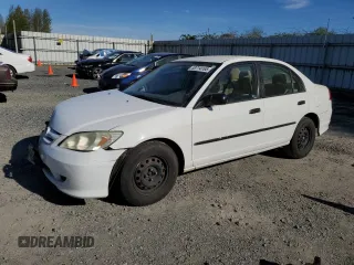 2005 Honda Civic VP z VIN 2HGES16315H584548, wystawiony jako Copart lot #53714165 z przebiegiem 186 910 mil mil oraz Szkoda całkowita • Salvage title. Historia ofert i sprzedaży dostępna na DreamBid. Obrazek 1.