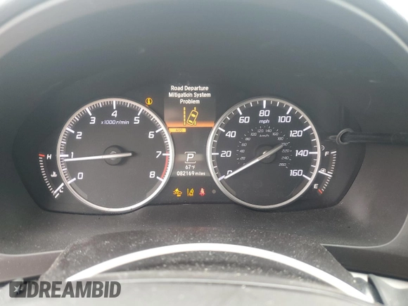 2016 Acura ILX w/Premium Pkg with VIN 19UDE2F79GA014374, listed as a Copart auction lot 51647895 with 82,169 mi miles and Salvage Title. Bid and sale history available at carsss.com. Image 9.