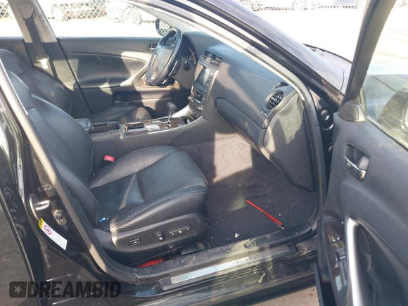 2009 Lexus IS 250 with VIN JTHCK262692030454, listed as a IAAI auction lot 41788536 with 171,635 mi miles and . Bid and sale history available at DreamBid. Image 5.