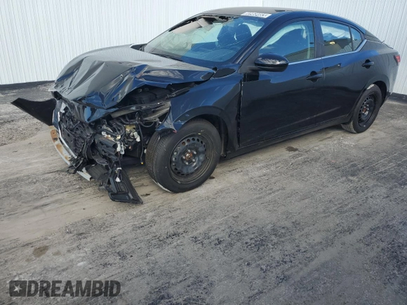 2022 Nissan Sentra S with VIN 3N1AB8BV8NY277369, listed as a Copart auction lot 80968483 with 1,332 mi miles and Clean Title. Bid and sale history available at carsss.com. Image 1.