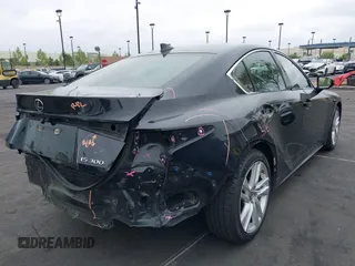 2021 Lexus IS 300 with VIN JTHAA1D29M5111530, listed as a IAAI auction lot 42203528 with 76,996 mi miles and . Bid and sale history available at DreamBid. Image 4.