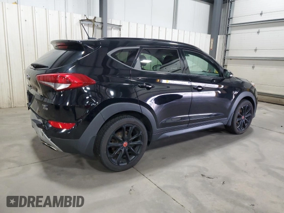 2017 Hyundai Tucson Sport with VIN KM8J3CA25HU534186, listed as a Copart auction lot 52207315 with 110,988 mi miles and Salvage Title. Bid and sale history available at DreamBid. Image 3.