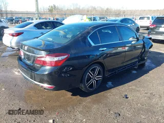 2016 Honda Accord Sport with VIN 1HGCR2F54GA025555, listed as a IAAI auction lot 41578350 with 100,440 mi miles and . Bid and sale history available at DreamBid. Image 4.