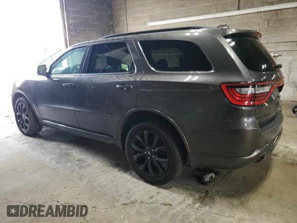 2019 Dodge Durango GT Plus with VIN 1C4RDJDG9KC599345, listed as a Copart auction lot 66166294 with 89,153 mi miles and Salvage title. Bid and sale history available at DreamBid. Image 2.
