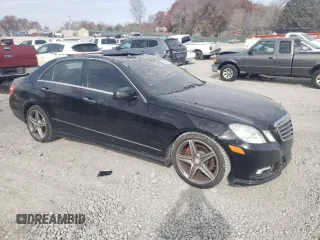 2010 Mercedes-Benz E 350 Luxury with VIN WDDHF5GB9AA160952, listed as a Copart auction lot 46392455 with 152,712 mi miles and Salvage Title. Bid and sale history available at DreamBid. Image 4.