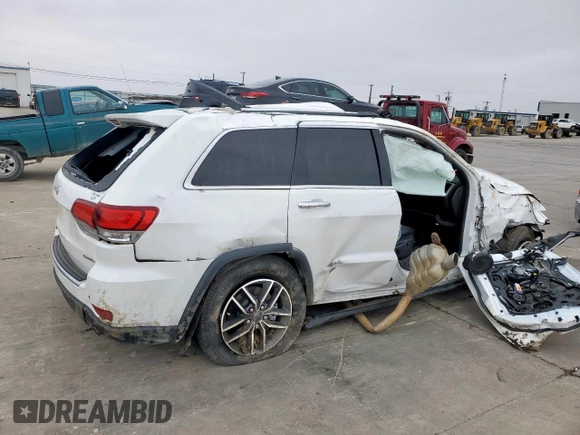 2021 Jeep Grand Cherokee Limited with VIN 1C4RJEBG6MC712626, listed as a Copart auction lot 47526745 with 88,786 mi miles and Salvage title. Bid and sale history available at DreamBid. Image 3.