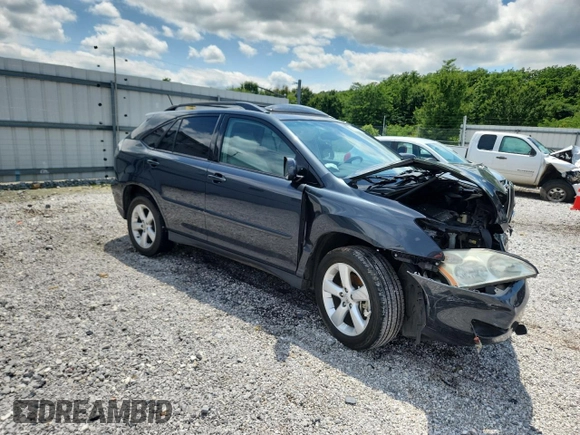 2005 Lexus RX 330 with VIN 2T2GA31U85C021864, listed as a Copart auction lot 59857965 with 135,756 mi miles and Salvage title. Bid and sale history available at DreamBid. Image 4.
