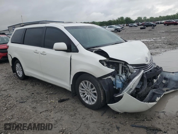 2016 Toyota Sienna XLE с VIN 5TDYK3DC5GS752884, выставлен на аукционе Copart как лот 54621775 с пробегом Не указан миль и Списание • Salvage title. История ставок и продаж доступна на DreamBid. Изображение 4.