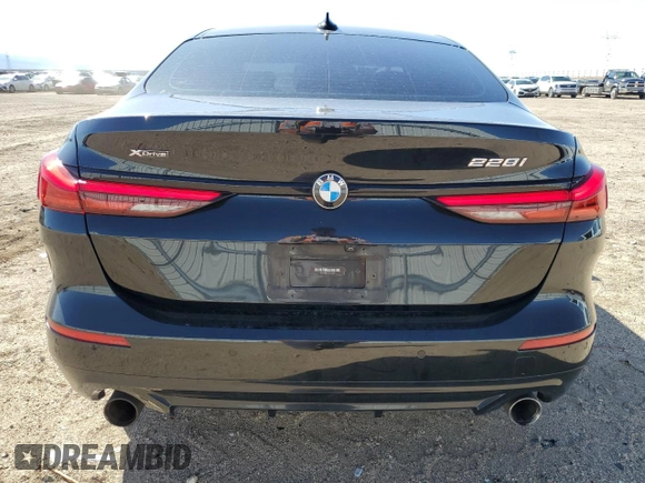 2020 BMW 2 Series 228i xDrive with VIN WBA73AK0XL7F85044, listed as a Copart auction lot 49100625 with 104,812 mi miles and Salvage Title. Bid and sale history available at carsss.com. Image 6.