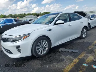 2018 Kia Optima LX with VIN 5XXGT4L30JG195360, listed as a Copart auction lot 63439015 with 92,289 mi miles and Salvage title. Bid and sale history available at DreamBid. Image 1.