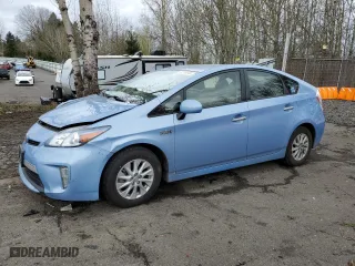 2014 Toyota Prius Plug-In with VIN JTDKN3DP7E3049348, listed as a Copart auction lot 50958045 with 79,610 mi miles and Salvage Title. Bid and sale history available at carsss.com. Image 1.