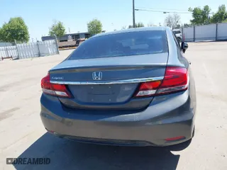 2013 Honda Civic Sdn LX with VIN 19XFB2F53DE260019, listed as a IAAI auction lot 41982113 with 373,108 mi miles. Bid and sale history available at carsss.com. Image 16.