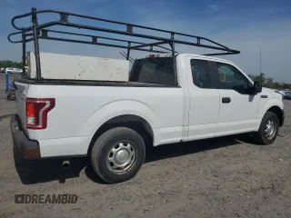 2017 Ford F-150 XL with VIN 1FTEX1CF1HFA21763, listed as a Copart auction lot 53538115 with 249,071 mi miles and Clean Title. Bid and sale history available at carsss.com. Image 3.
