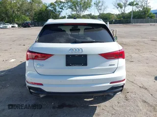 2019 Audi Q3 S line Premium with VIN WA1DECF32K1084030, listed as a IAAI auction lot 42528662 with 34,498 mi miles and . Bid and sale history available at DreamBid. Image 16.