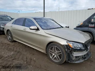 2019 Mercedes-Benz S-Class S 560 with VIN WDDUG8GB5KA483832, listed as a Copart auction lot 68410304 with 16,541 mi miles and Salvage Title. Bid and sale history available at carsss.com. Image 4.